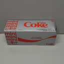 Diet Coke Fridge Pack Diet Soda, 7.5 fl oz Cans, 10 Pack - Mini Soda Soft Drinks, BBD 10/27/2025