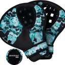 Waboba Catch Water Gloves Pro Water Bouncing Ball Set - for Beach Games & Swimming Pool Toys  2 Baseball Style Mitts for Catching Water Balls  One Size Ambidextrous Design, Black