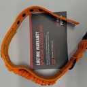 Heavy Duty Dog Collar With Handle | Ballistic Nylon Heavy Duty Collar | Padded Reflective Dog Collar With Adjustable Stainless Steel Hardware | Convenient Sizing for All Breeds (Medium/Large (14 - 18" Neck), Orange)