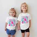 IZYJOY Birthday Girl Shirts Toddler Baby Girls Funny in My Era Letter Graphic T-Shirt Cute Short Sleeve Party Tee Tops 1-6T (5-6 Years)