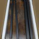 TUTOTAK End Table, Side Table, Tall Couch Table, Sofa Table, Living Room, Bed Room, Brown TB01BB083