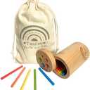 Sticks Kids Travel Size, Montessori Wooden Learning Toys for Toddlers 1-3, Sensory & Educational