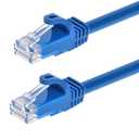 Monoprice 11320 Flexboot Cat6 Ethernet Patch Cable - Network Internet Cord - RJ45, Stranded, 550Mhz, UTP, Pure Bare Copper Wire, 24AWG, 30ft, Blue