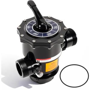 263085 Top Mount Multiport Valve Compatible with Pentair Tagelus Sand Filters,2 6-Positions Pool Filter Control Valve