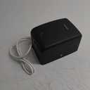 AIKE UL Approved Compact Jet Hand Dryer Hard-Wired Friendly, 1350W 120V Matte Black Model AK2803D