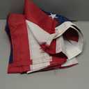 American Flag 4x6 ft: Long Lasting US Flag, Heavy Duty Nylon, Embroidered Stars, Sewn Stripes, Brass Grommets, UV Protection Perfect for Outdoors! USA Flag