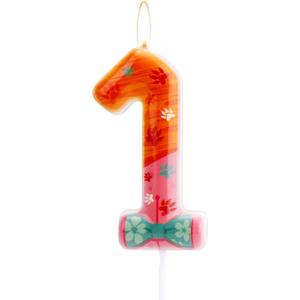 SAVITA Fox Birthday Candle, Adorable Cartoon Number Candle Animal Themed Cake Decoration for Birthday Parties Baby Shower Celebrations (Number 1)