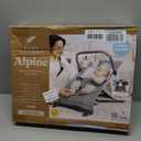Baby Delight Alpine Deluxe Portable Bouncer | Infant | 0 6 months | Charcoal Tweed