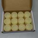 Homemory 12-Pack Flameless LED Tea Lights Candles Battery Operated, 200+Hour Fake Electric Candles TeaLights for Votive, Anniversary, Wedding Centerpiece Table Decor, Funeral, Halloween, Christmas (Warm White Glow Ivory Body)