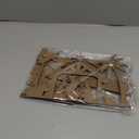 Gerrii Nativity Wooden Scene Set for Christmas Decorations Nativity Scene Set Wooden Figure with Hand Painted Indoor Christmas Decor for Home Tabletop Mantel Display(8 Pcs,Classic Style)