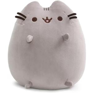 GUND Pusheen The Cat Squisheen Plush, Stuffed Animal for Ages 8 and Up, Gray, 11