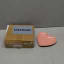 CHOOLD Elegant Ceramic Heart Shaped Dessert Plate for Kitchen Party, 7 Inch - 1 PCS