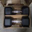 CAP Barbell Rubber Coated Dumbbell Weight Set with Vertical Rack | 100 lb, 150 lb, and 210 lb Options