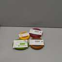 Avocado Saver and Tomato Holder - Set of 4 Reusable Storage Containers for Fridge - Ideal for Garlic, Onions, Lemons, and Potatoes