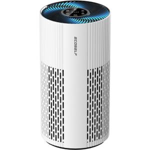 Air Purifiers for Home Large Room Up to 1500 Ft with True HEPA Filter, 20dB Sleep Mode, 360 Air Intake & Outlet, Air Cleaner for Bedroom Pets Dander, Smoke, Dust, Odors, HAP604, Bright White