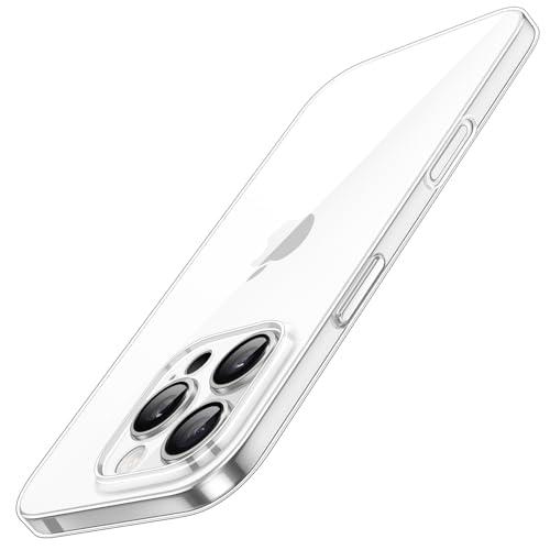 JETech Ultra Slim Case for iPhone 16 Pro 6.3 Inch, Not for iPhone 16/16 Plus / 16 Pro Max, Camera Lens Full Protection, Lightweight Clear PP Hard Minimalist Cover (Clear)