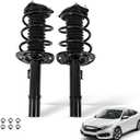 Front Pair Complete Strut-Coil Spring Assemblies Compatible with Civic 2016 2017 2018 2019 2020 2021, 1 Piece