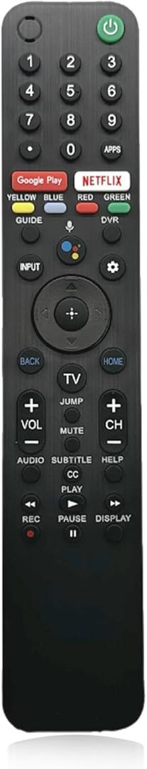 RMF-TX500U Replacement Voice Remote ControlFit for Sony Smart TV KD/XBR/XR SeriesX800H X900H X850G X950G 55A8H X75CH,etc.,Replace Sony Bravia TV Voice Remote