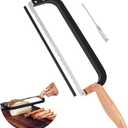 2 x Bread Knife for Homemade Bread Bow Knife 16", Bread Saw Sourdough Slicer Aluminum Alloy Sourdough Cutter Suit for Left & Right Handed People to Cut Baguettes Vegetables Fruits 1Count
