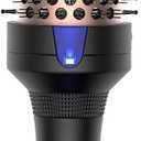 K&K 1.77 Inch Heated Curling Brush with Ceramic Tourmaline Ionic Technology for Volumizing and Loose Curls (Black)
