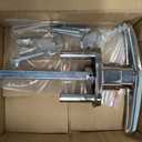Garage Door Lock T-Handle Locks Latch Replacement Parts with 4 Keys, Mounting Hardware Included, Fit 1-3/8" to 2" Thick Doors, T-Handles Locking Set for Garage Door - 1pack