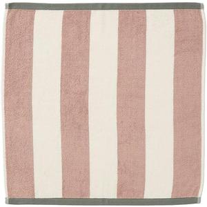 Coucke French Khaki and Pink Beach Cotton Terry Square, 20 x 20 Inches, 100% Cotton
