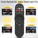 Universal Voice Remote Control for VIZIO Smart TV Remote Control Replacement XRT270 Bluetooth Voice Remote Control for VIZIO SmartCast D/E/P/M/V/PX-Series 4K QLED Quantum Pro Smart TVs