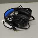 Jimonyer Gaming Headset for PC/PS4/PS5/Xbox One/Switch, Stereo Surround Sound Gaming Headphones with Noise Canceling Flexible Mic, Computer Headset with 3.5mm Jack & RGB Light(Blue)