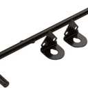 National Hardware N165-902 Gate Cane Bolt, 1/2" x 12", Coated with WeatherGuard Protection, Black Plated Steel