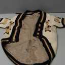 Small Dog Sweaters Cute Bear Dog Cardigans Clothes for Small Medium Dogs Boy Girl Puppy Cat Knitting Cardigan Outfits Dogs Autumn Coats Warm Pet Doggy Clothes Soft Knitwear Apparel (Beige,L)