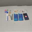 Rear Back Glass Replacement for iPhone 15 Pro Max 6.7-inches with Reparing Tool Kit and All Necessary Parts (Blue Titanium)