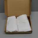 VOILYBIRD White 20 Feet Gauze Wedding Arch Draping Fabric, 2 Panels Cheesecloth Ceiling Drapes for Wedding Ceremony Party Bridal Decoration