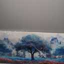 MHARTK66 Canvas Wall Art For Living Room & Bedroom Decor - Blue Tree Landscape - 40"X20" Ready To Hang