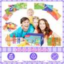 2 x Party Favors Climbing Flip Man Toy with Ladders,28 Pieces Educational Preschool Climbing Game Set with Activity Cards,Learning Toys for Kids aged 3+,Valentine's Day School Gift