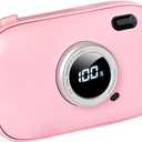 Hand Warmers Rechargeable USB, Electric Reusable Battery Powered Power Bank Handwarmer, 10000mAh Long Lasting Portable Pocket Heater, for Women, Men, Christmas (average, Pink)