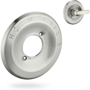 Replacement Trim Plate for Delta Windemere 14 Series - Compatible Shower Renovation Panel, Only Includes Trim Kit (No Handle & Valve) (Brushed Nickel)