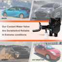 16670-21010 Coolant Control Valve Assembly Heater Control Water Valve with Bracket Compatible with Toyota Prius 2004-2009 1.5L 4 Cyl Replace# 601-021 1667021010 EHV116