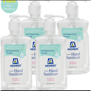 8 Fl. Oz. Advanced Hand Sanitizer Gel with 62% Alcohol Based,4 Pack
