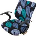 Computer Office Chair Cover - Protective & Stretchable Universal Chair Covers Stretch Rotating Chair Slipcover (L)