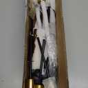 Sputnik Chandeliers Modern Black and Gold Chandeliers 10-Light Mid Century Farmhouse Chandelier Ceiling Light Fixture Height Adustable Pendant Light for Kitchen Island Living Room Dining Room