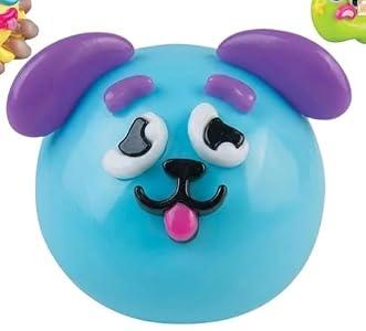 Smushers Squishy - Curiosities Smushers Dog Face Swap Squishy Soft Moldable Cute Slow Rise Relaxing Sensory Fidget Fun Desk Accessory for Adults