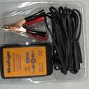 MBC022, 12V 2A Lead Acid & Lithium(LiFePO4) Automatic Trickle Battery Charger Smart Battery Maintainer for Car Motorcycle Lawn Mower Boat ATV SLA AGM Gel Lithium(LiFePO4) and More Batteries