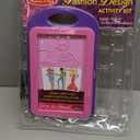 Melissa & Doug Fashion Design Art Activity Kit - 9 Double-Sided Rubbing Plates, 4 Pencils, Crayon - Fashion Plates, Travel Toys for Kids Ages 5+