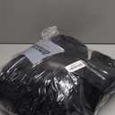 Velvet Couch Cover, Plush Sectional Sofa Cover Washable, Anti Slip Sofa Slipcover for Armrest & Backrest, Furniture Protector Covers for Pets & Kids(1PC, Black, 35.4"35.4", Single Seater)