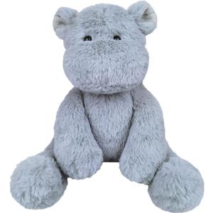 Doindute Gray Plush Hippo Stuffed Animal Toy, Soft Cuddly Plushie Hugger Toy for Boys & Girls, Gifts for Kids or Girlfriend, 8.5 Inches