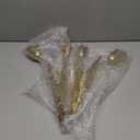 DILATATA Metal Flowers Wall Decor, 15" Metal Tulip Flowers Rustic Wall Art Decoration Floral Sculpture Farmhouse Wall Hanging Decor for Home Kitchen Bedroom Living Office, Gold 2 Pack