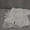 2Pcs set white Skirt with lace top, Small