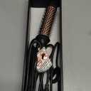 Heated Round Brush, Fast Heating Curling Iron for Blowout Look, 3 Temp Settings, 1.25 Inch Thermal Brush with Dual Voltage, Smooth and Voluminous Curls for Travel