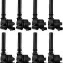 ECCPP Pack of 8 Ignition Coils for Dodge 1500 2500 3500 for Durango for Magnum for Chrysler 300 V8 5.7L V8 5.7L 2003-2005 Replacement for UF378 IC508 C1414 56028394AC