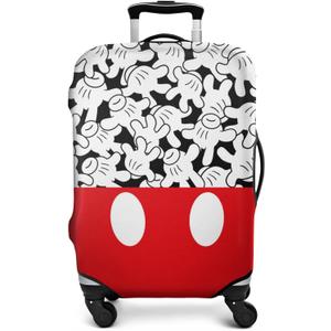 dicilly Luggage Cover Mouse Hands gesture Suitcase Cover Baggage Covers Fit 29-32 Inch Luggage (Go Travel)